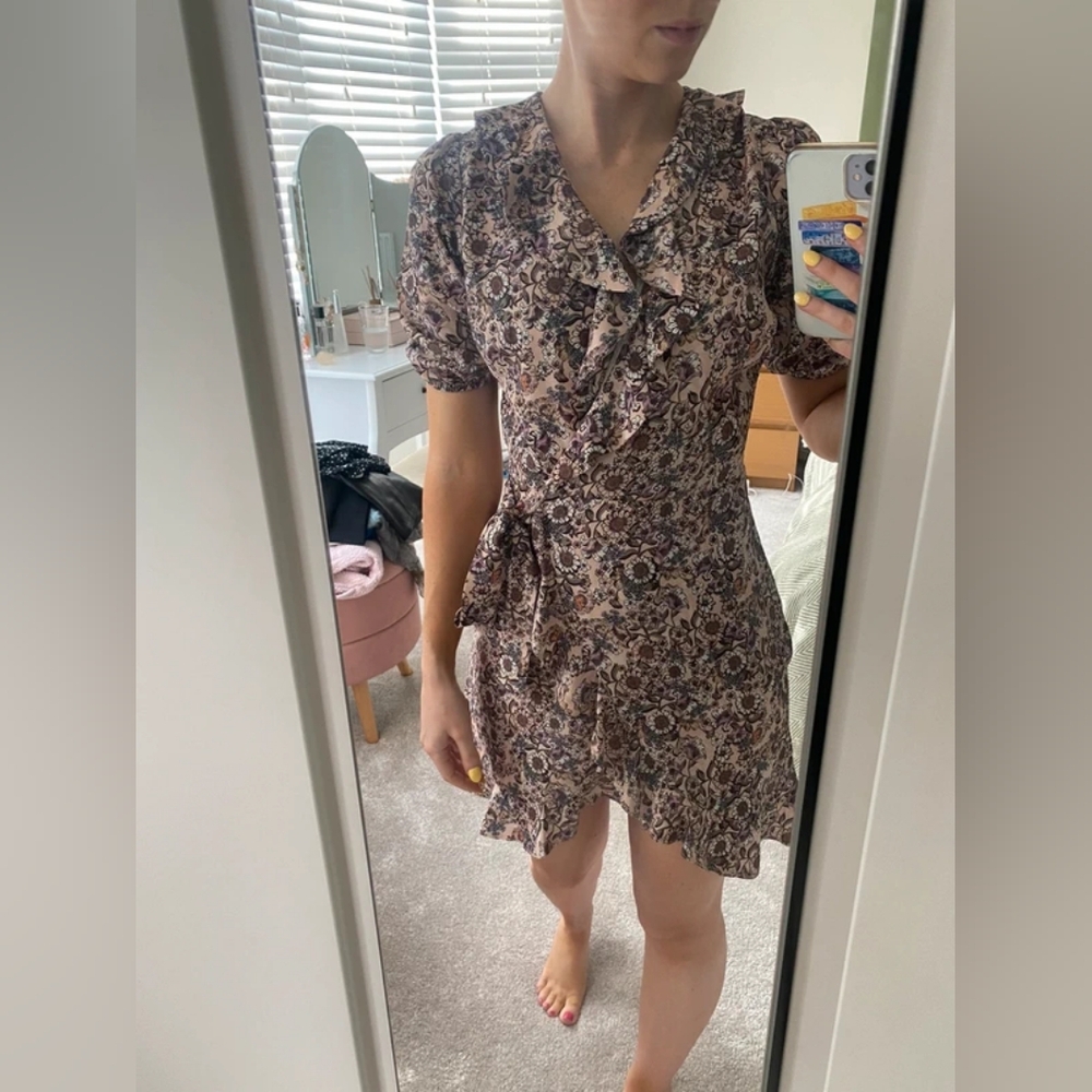 River Island Floral Print Mini Dress